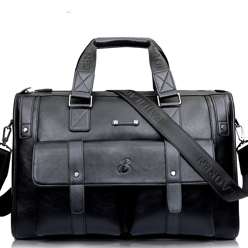 LEINASEN Hohe Kapazität Männer aktentasche Business Messenger Handtaschen Männer Taschen Laptop Handtasche Tasche männer Reisetaschen Hochwertige: Big black