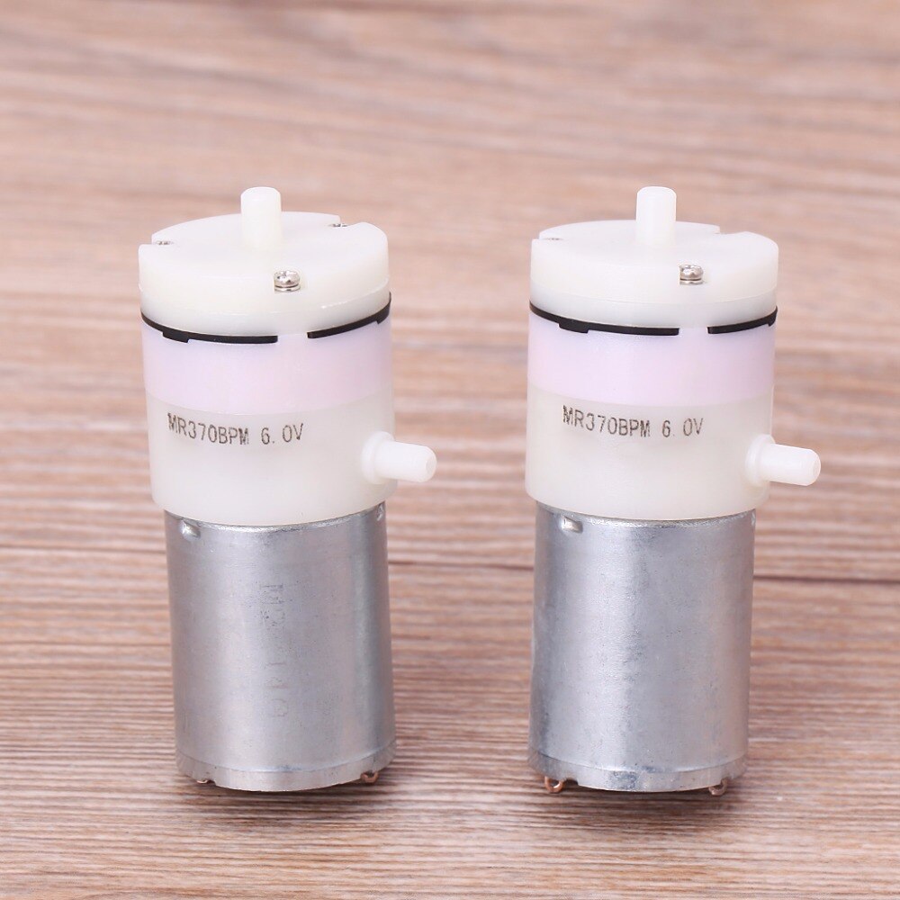 2Pcs DC 3V-6V 5V 370 Motor Micro Mini Air Pump Vacuum For Aquarium Tank Oxygen Pumps