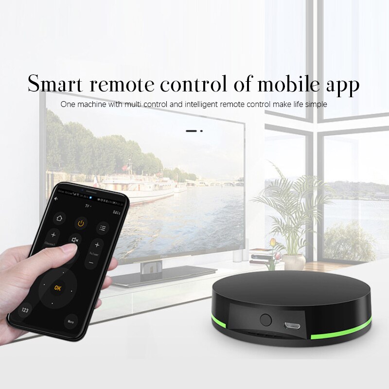 Newest Version Tuya WiFi IR Universal Remote All-in-one IR Remote Control Smart Home Hub Controller Work With Alexa Google Home