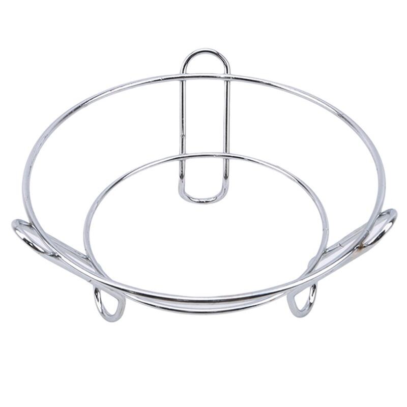 Stainless Steel Tray Rack Detachable Wood Table Mat Kitchen Pot Heat Insulated Cooling Dish Potholders Gadget Holder