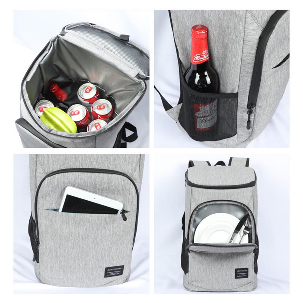 Duża pojemność fajna ciepła izolowana torba na obiad szczelna piknikowa torba termoizolacyjna na plażę kemping szczelna torba na obiad