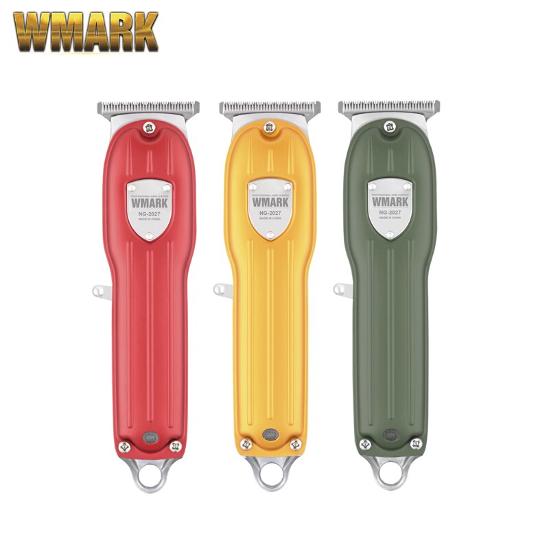 WMARK NG-2027 hair clippers Zero-cut detail trimmer beard car electric haircut razor edge T-wide blade 7000 RPM