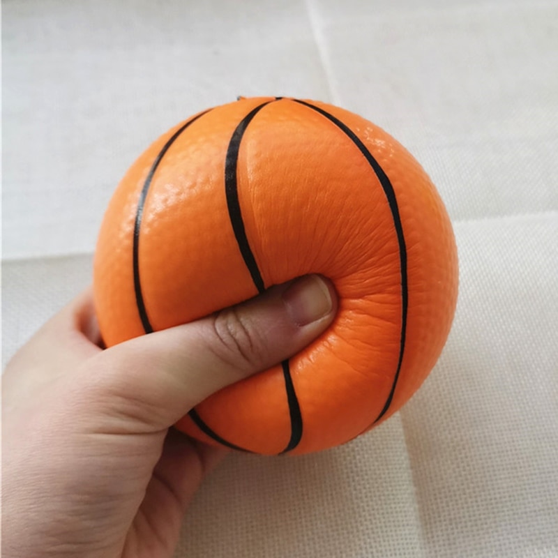 10 Cm Speelgoed Basketballen Baby Soft Foam Spons Knijpen Ballen Anti Stress Ballen Speelgoed Voor Kids Kinderen