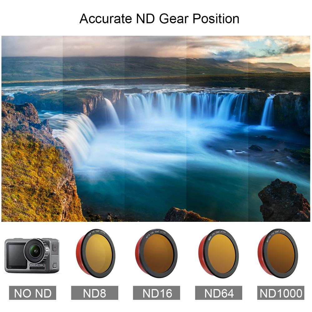 PULUZ ND1000 Lens Filter voor DJI Osmo Action