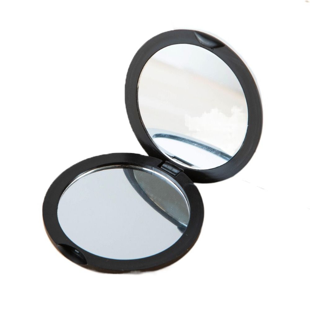 Mini Miroir Rond à Rabat Double Face, , Pliable, Mignon, pour Maquillage, Décoration de Maison: Rouge