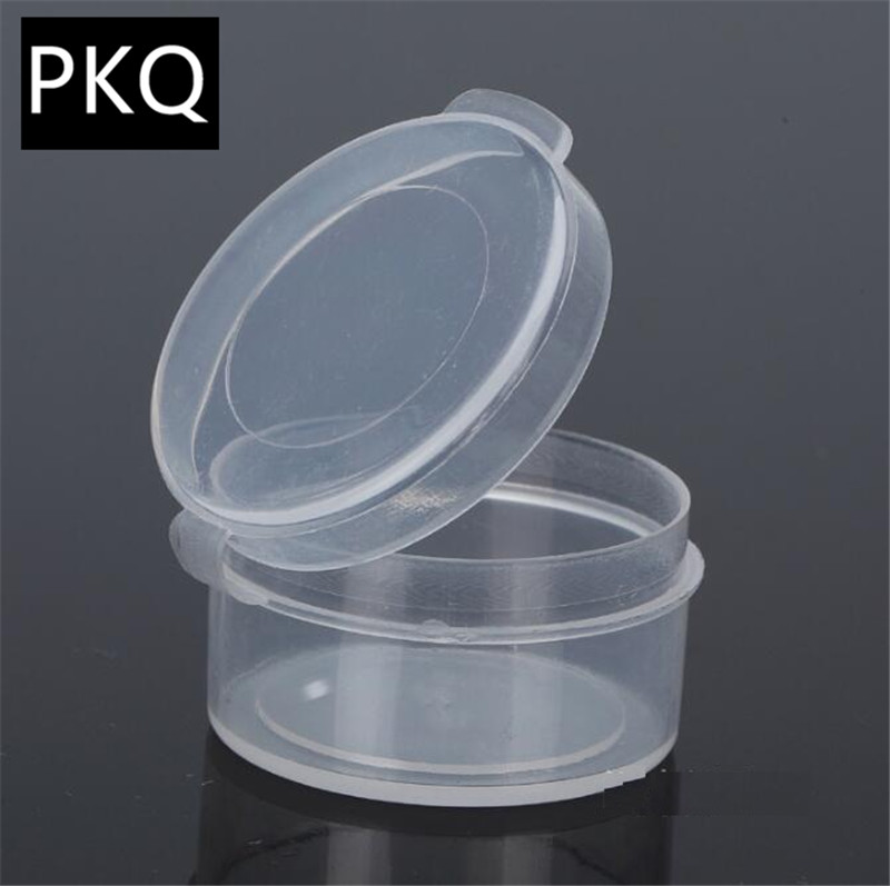 11 sizes Round Plastic Box PP Transparent Packing Box Diamond Painting Accessory Jewelry Box Organizer Small Plastic Storage Box: 3.2x1.8cm