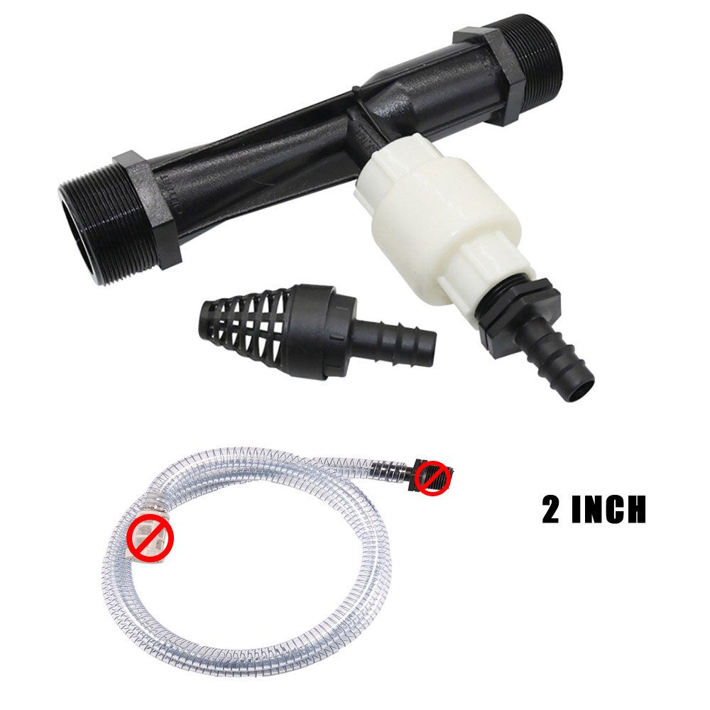 Venturi fertilization system 1” 2" 3/4” 1/2" Irrigation Venturi Automatic fertilizer injector Fertilizer Syringe: black 2 in set