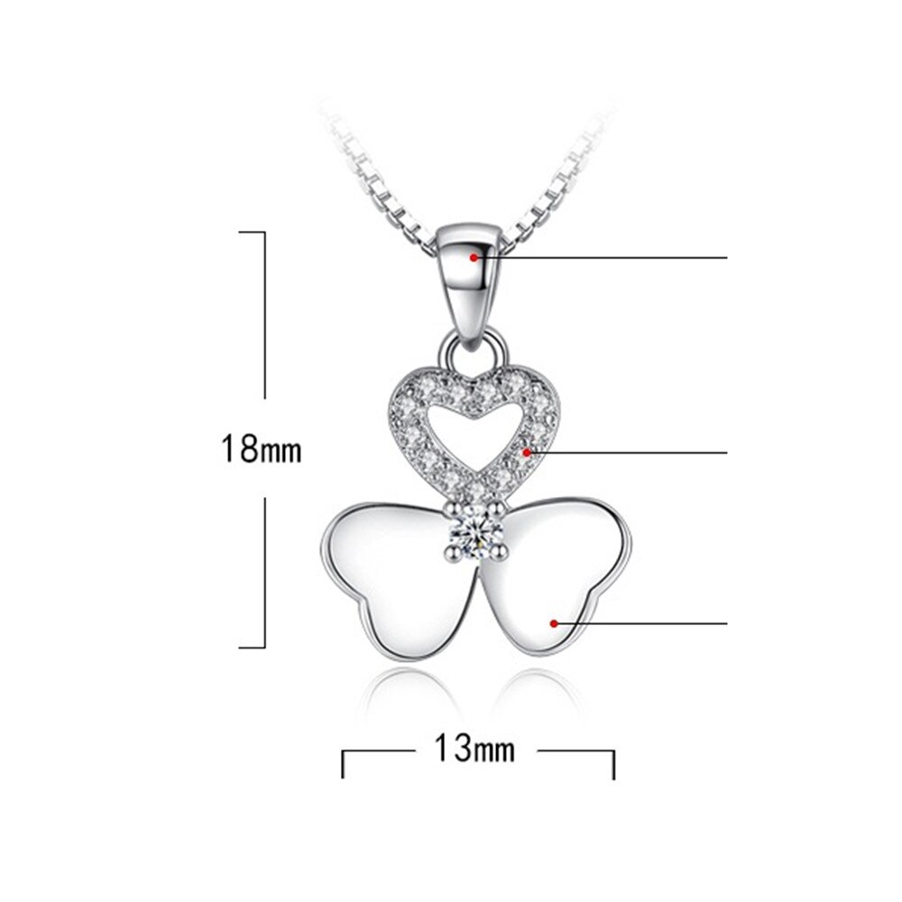 NEHZY 925 collier en argent Sterling pendentif bijoux de nouvelle femme de fleur cristal Zircon collier longueur 45CM