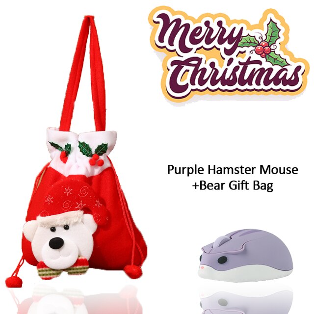 CHUYI 2.4G Wireless Optical Mouse - Cute Hamster Design