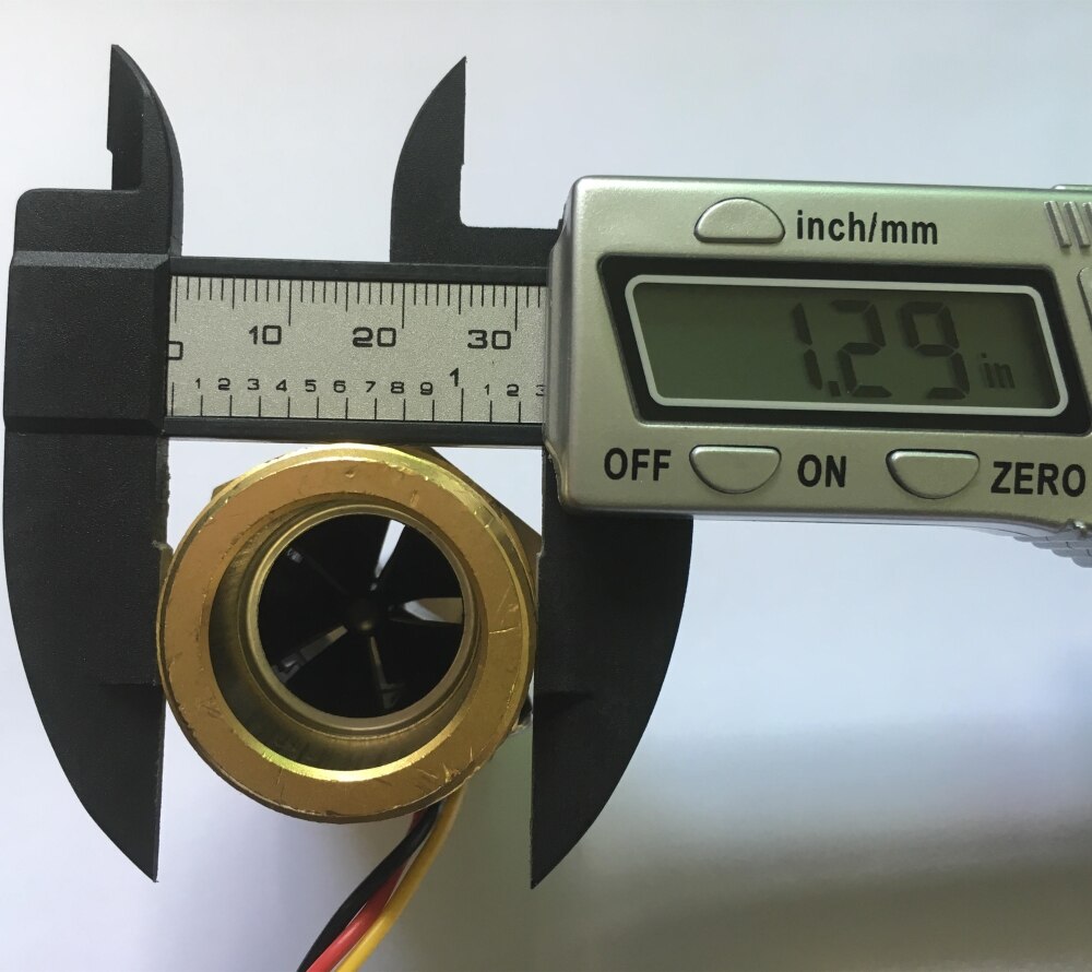 G1&quot; SUS/Brass Hall pulse Turbine sensor Flow meter BSP1.3INCH DN25 OD32.8MM