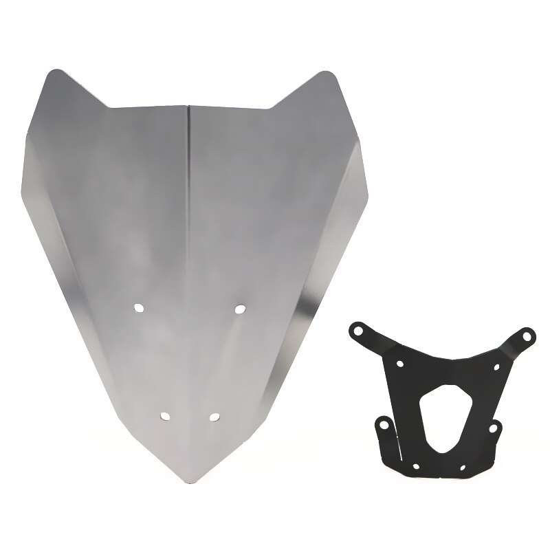 Kawasaki Z900 Voorruit Windscherm Voor Kawasaki Z900 Aluminium Wind Shield Voorruit Wind Deflector: titanium