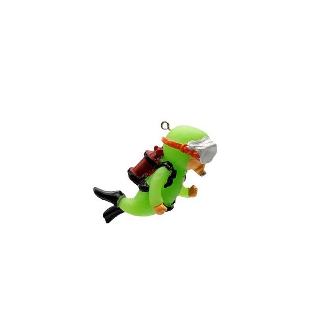 Fish tank Decoration Floating Ornaments Small Figurines Complete Set Diver Blue Guy Underwater Scenery Bottom Figurines: Blue