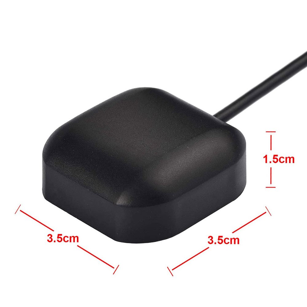 Eightwood Vehicle Waterproof Active GPS Navigation Antenna with SMA Male for Car Stereo Head Unit GPS Navigation System Module
