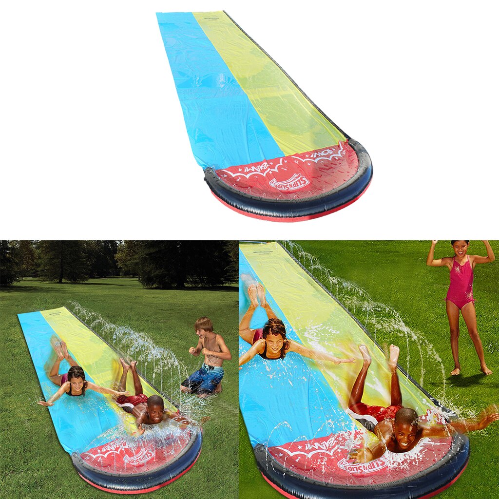 Kids Surf N Slide Inflatable Play Center, 15.75 X 4.60ft, Double Surfboard