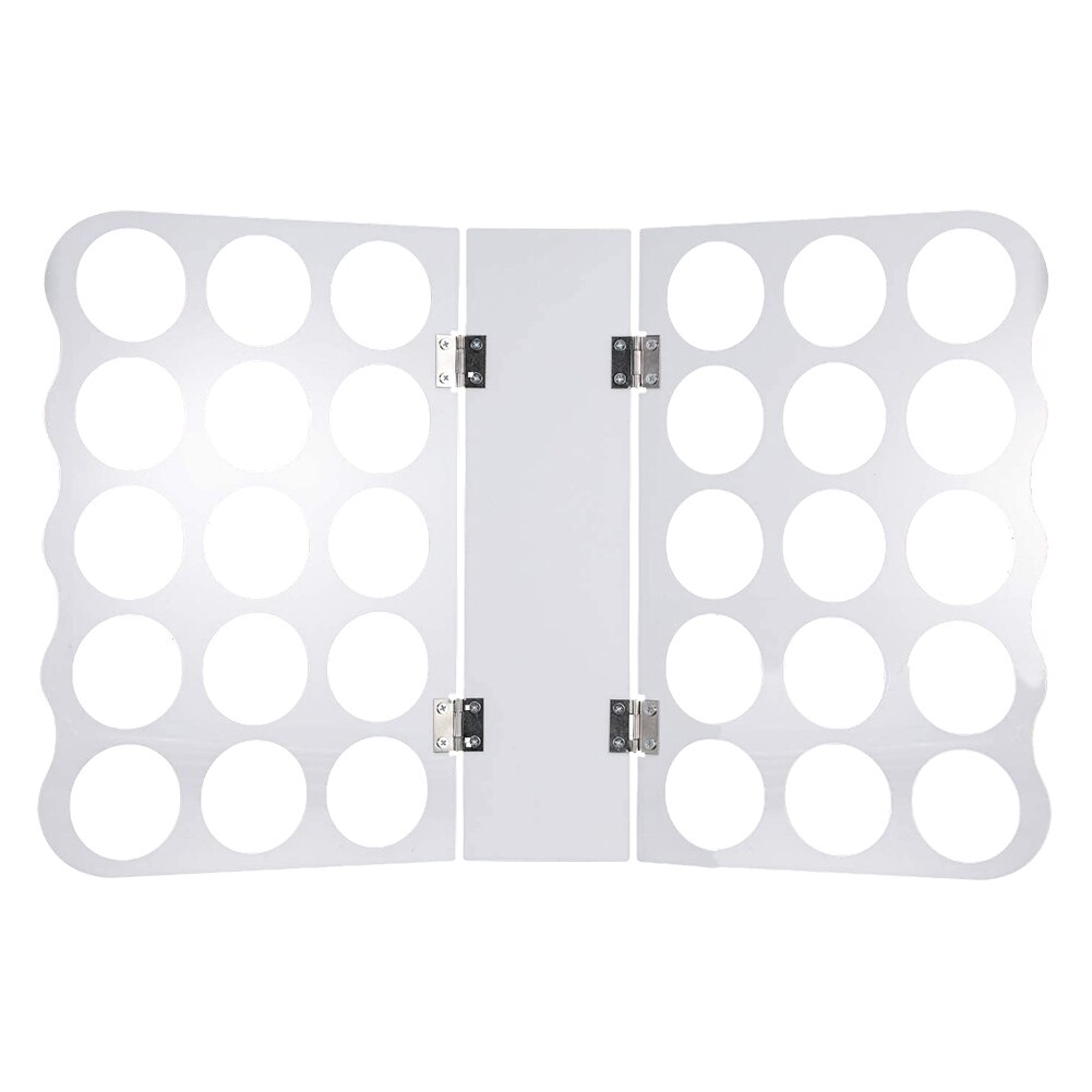 Vinyl Storage Rack 15 Holes Acrylic Storage Rack Vinyl Sheets Roll Organizer Multiple Holes Display Stand Multi-Use Organizer