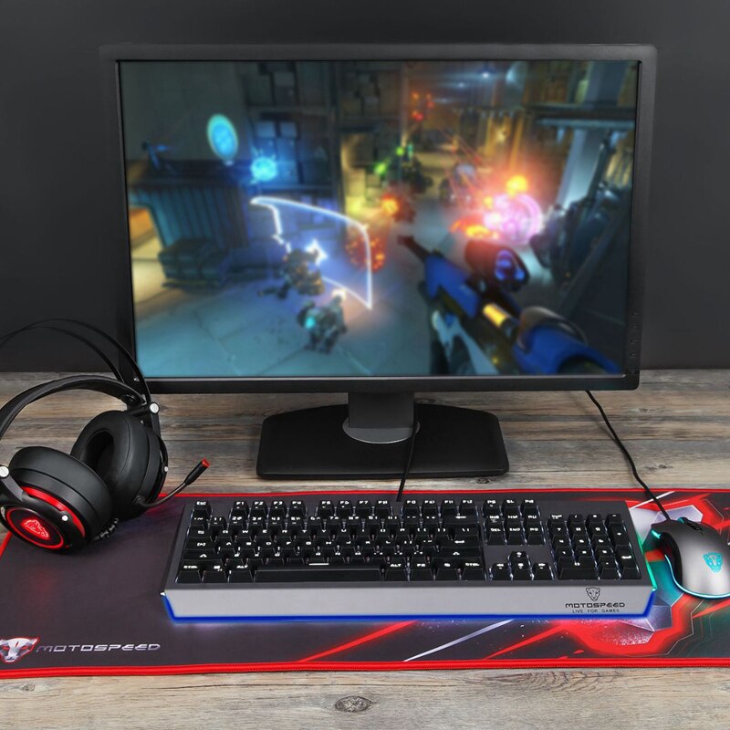 Motospeed V70 USB Wired Gaming Mouse PMW3360 12000 DPI Computer RGB LED Multi-Color Backlight