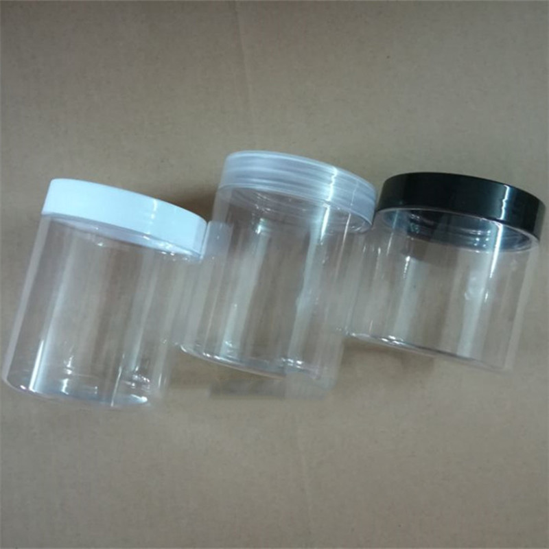 10/30/50 stuks doorzichtige plastic potjes met plastic deksels, lege cosmetische verpakkingen, make-updoosjes, reisflessen 200ml 250ml
