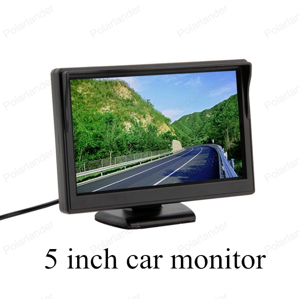 5 Inch 800X480 Tft Digitale Kleur Lcd Display Car Monitor Reverse Achteruitkijkspiegel Security Monitor Voor Parkeerhulp Camera