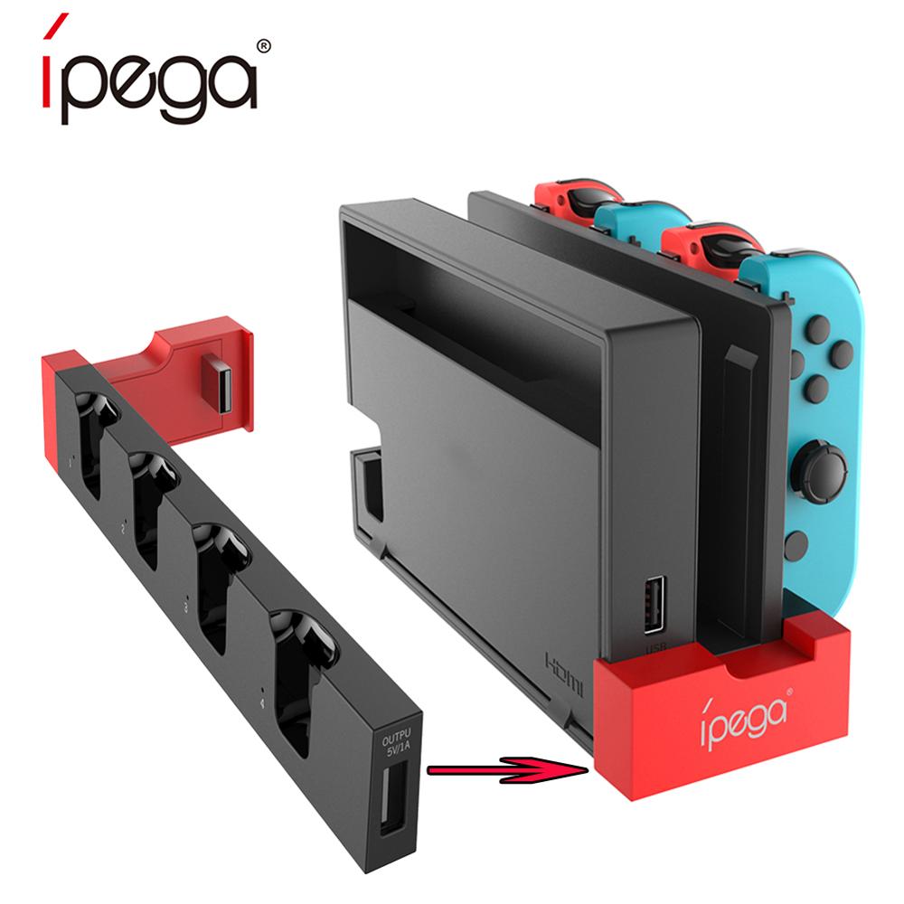 PG-9186A Controller Charger Charging Dock Stand Voor Nintendo Switch Vreugde-Con Voor N-Schakelaar Dock Voor N-schakelaar Joycon Game Console
