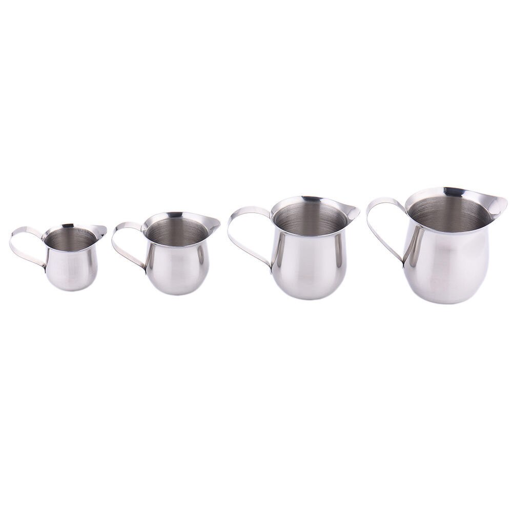 Coffee Pot Mug Jug Cup Pitchers Foam Milk Container Stainless Steel Espresso