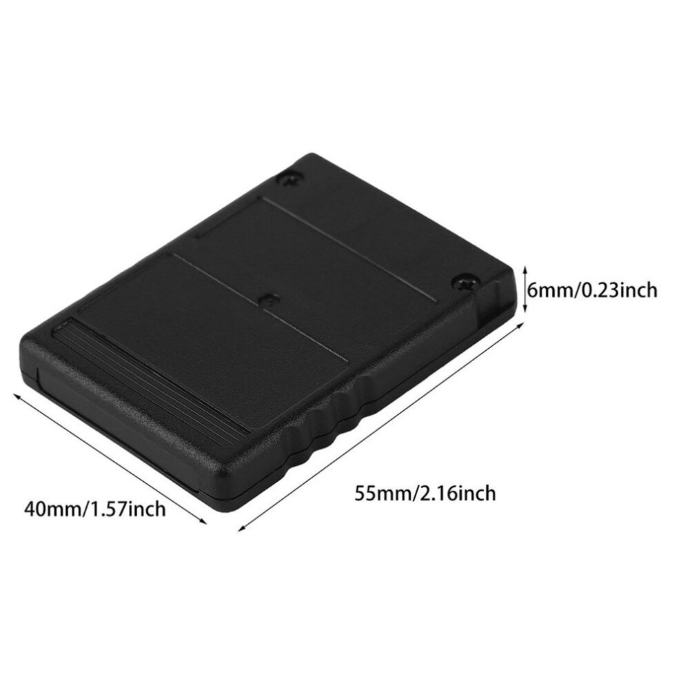 64MB Memory Card for PS2 Game Console High Speed Memory Expansion Cards Gaming Data Storage Black for PS2 Accessories