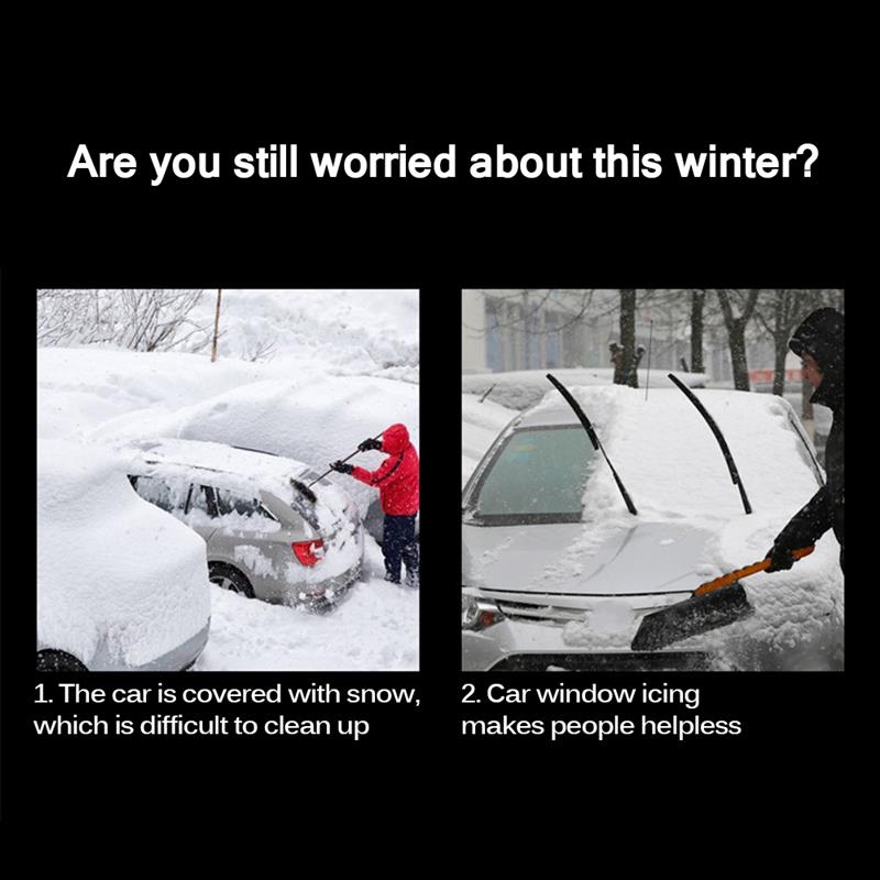 Holdbart foldbart bilforrudedæksel anti-frost is- og snebeskyttelse uv-fading bilafdækning