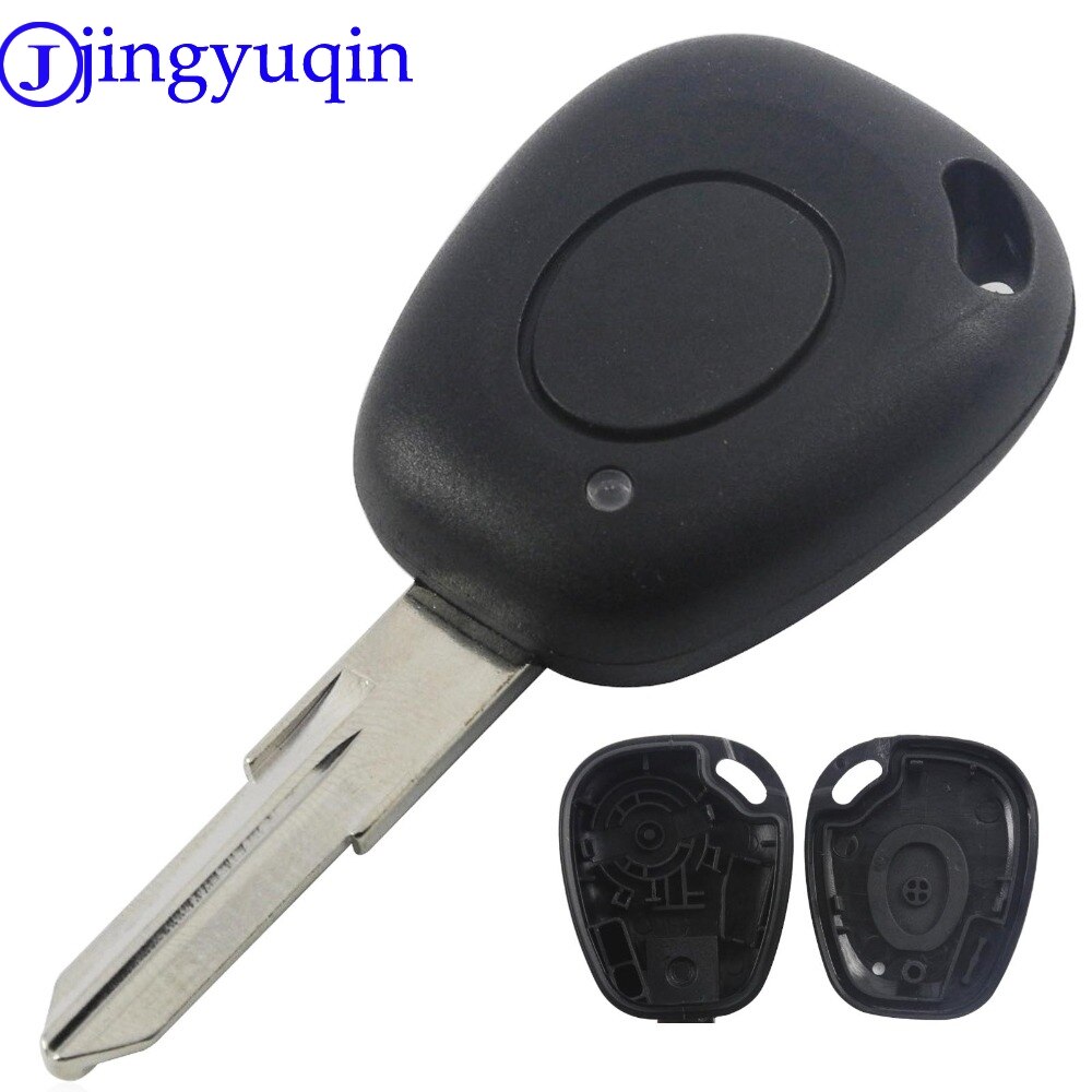 Jingyuqin 1 Knop Afstandsbediening Key Case Voor Renault Fob Autosleutel Case Vervanging