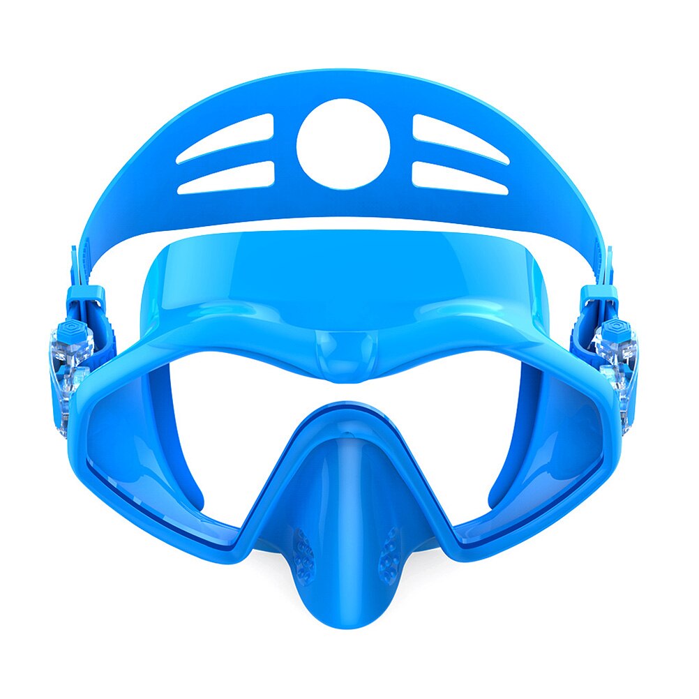 Anti-Fog Duikbril Scuba Duikbril Waterdicht Verstelbare Snorkelen Maskers Voor Volwassenen: Blue
