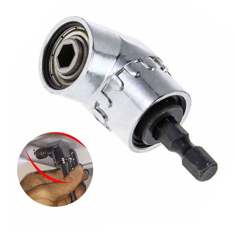 105 Degree Right Angle Screwdriver Set Socket Holder Adapter Adjustable Bits Drill Bit Screw Driver Tool 1/4inch Hex Bit Socket