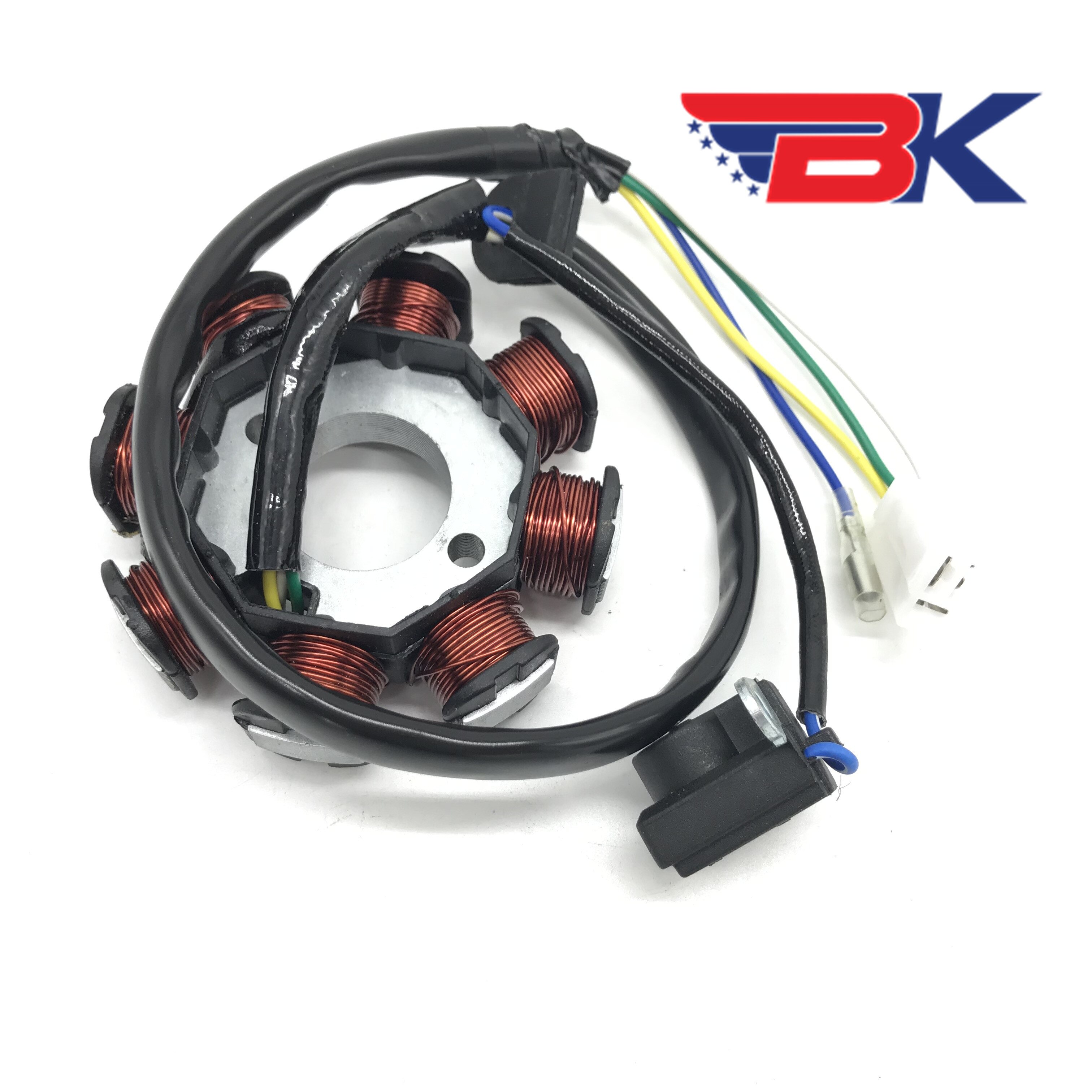 Dc magneto staattori  gy6 50cc 8 kelaa kiinalainen moposkootteri roketa jonway znen taotao