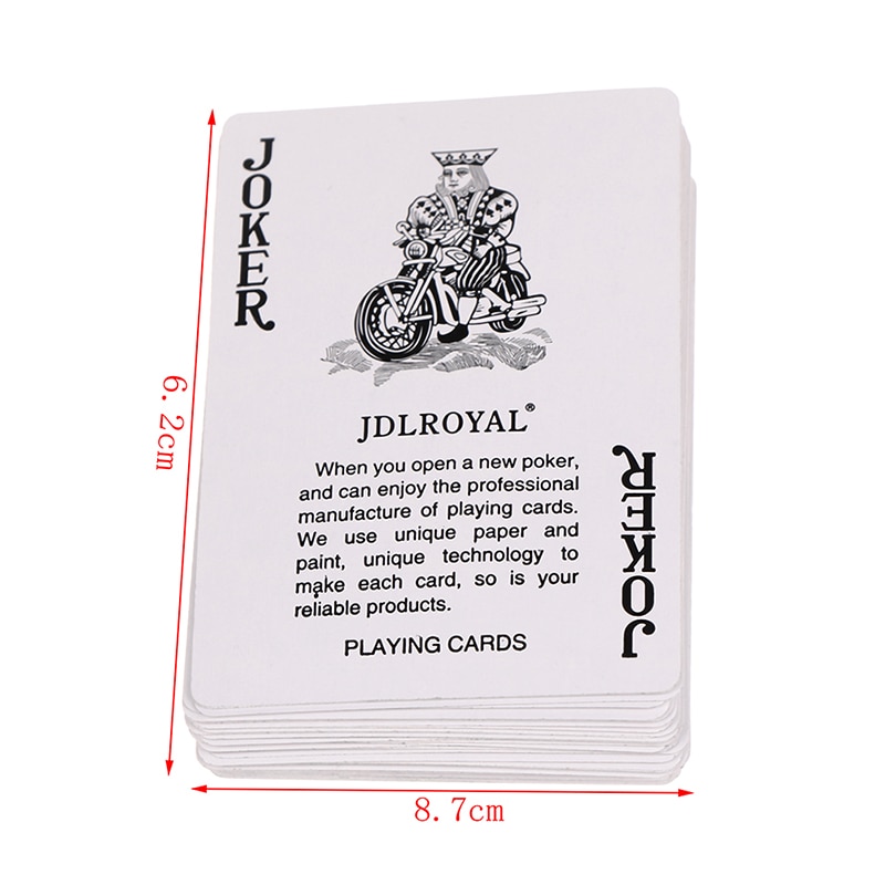 1 Set Magic electric deck of cards magician prank trick close up stage poker prop red 6.2cmx8.7cmx1.5cm