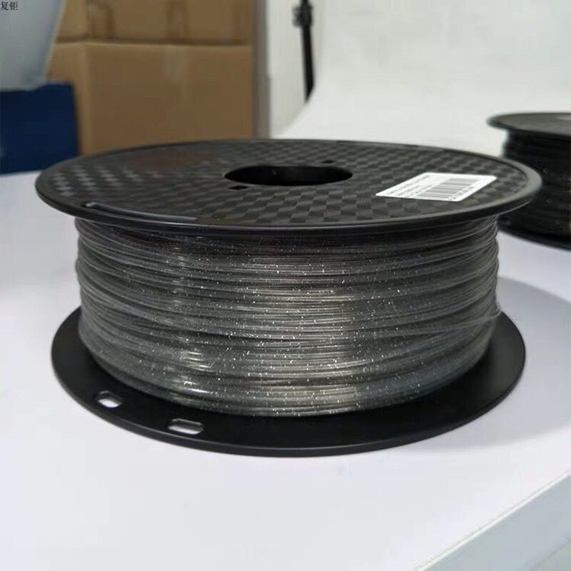 Filamento de impresora 3D de cristal PLA brillante, 1,75mm, 250g/500g/1kg, Material de impresión 3D brillante, filamentos de plástico brillantes PLA