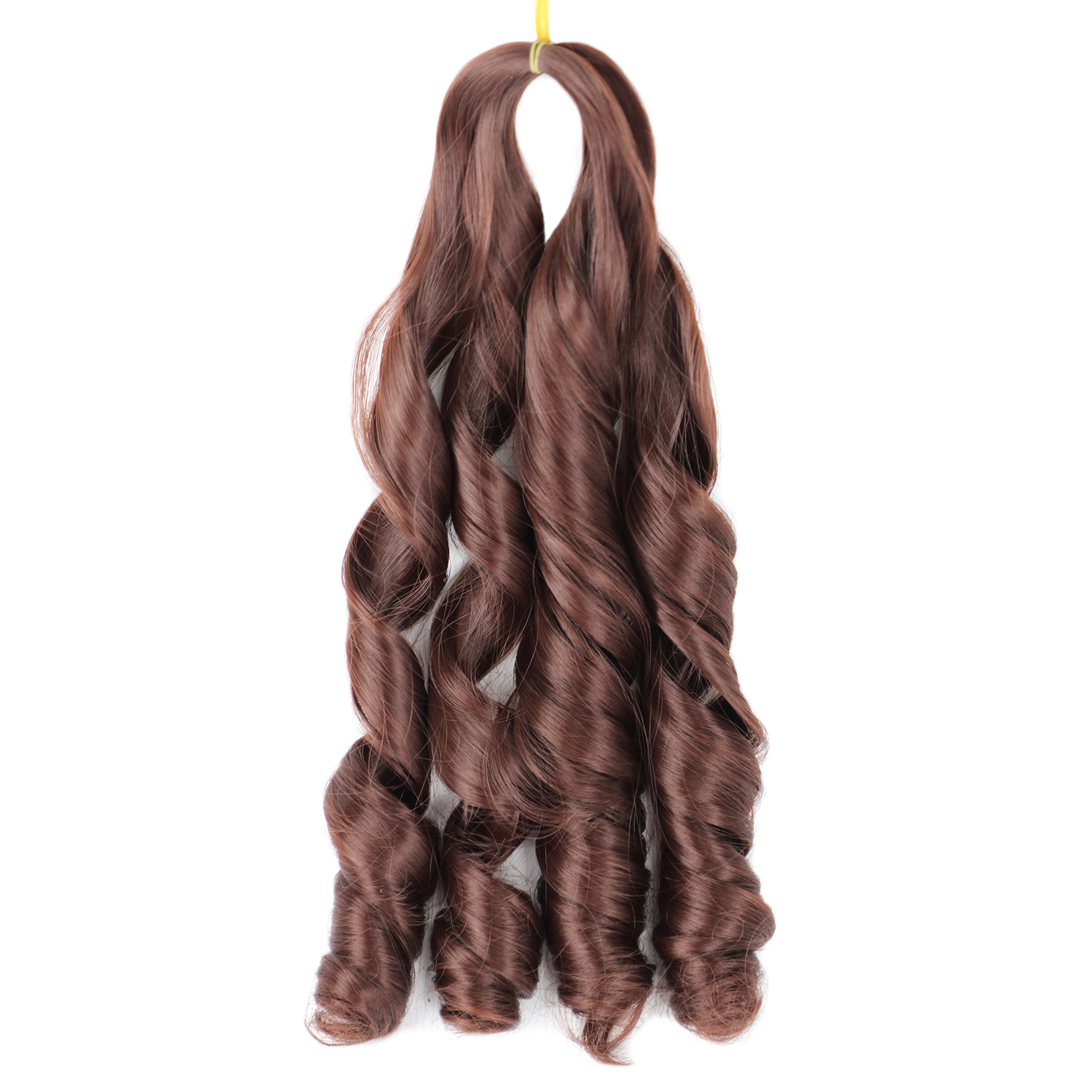 Svolna-extensiones de cabello sintético para mujer, trenzas de ganchillo de onda suelta de 20 pulgadas, natural, Ombre trenzado, 150 g/paquete: #33