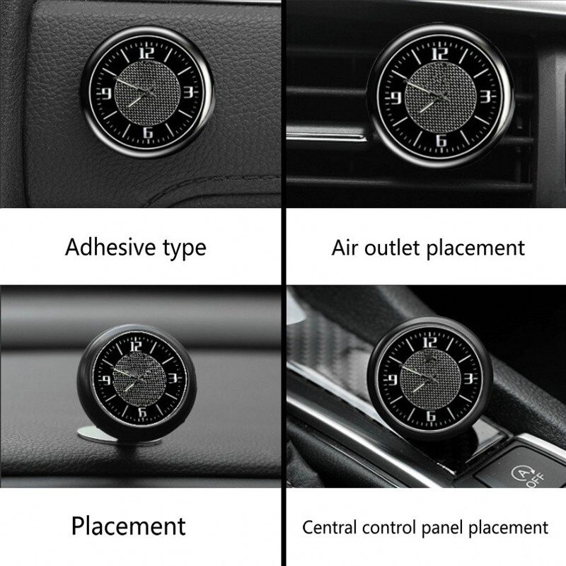 1 horloge de voiture, accessoires automobiles, décoration intérieure de tableau de bord pour Honda Jazz Fit CR-V Pilot sight Accord Civic 10th HR-V Odyssey