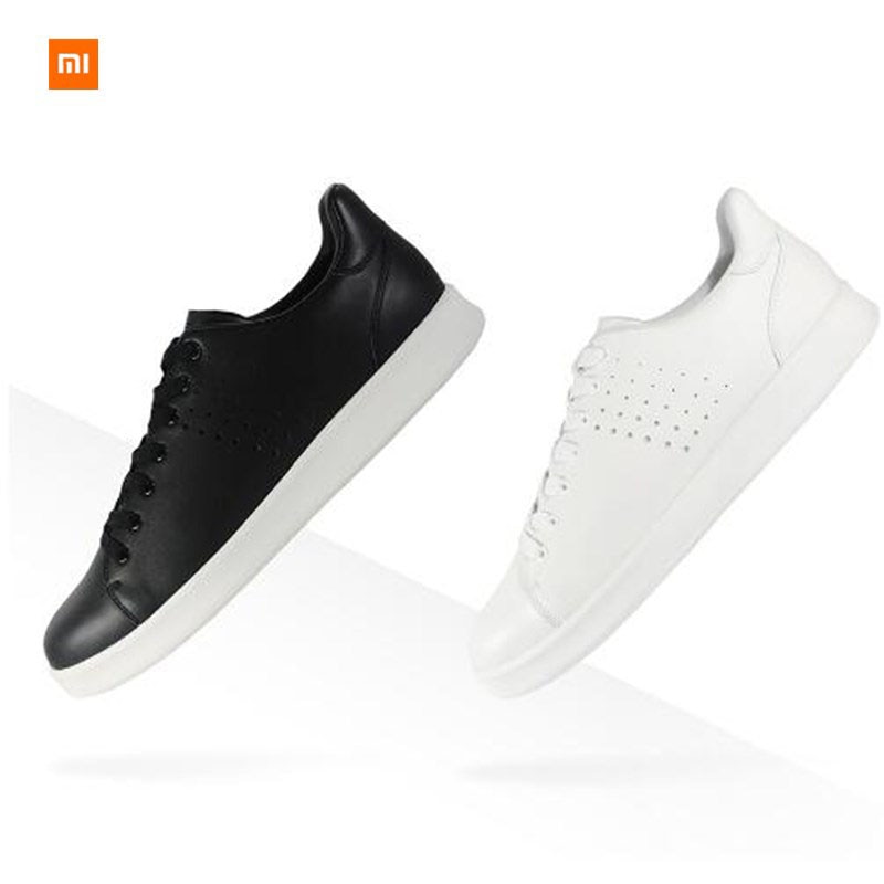 Xiaomi Original FreeTie Leather Skateboard Shoes Comfortable Anti-slip Leisure Support Xiaomi Mijia Smart Chip