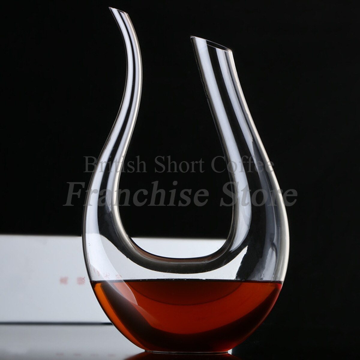 Decantador rápido de vino tipo cascada, juego de copas de vino para el hogar, dispensador de vino de cristal europeo, 1800ML