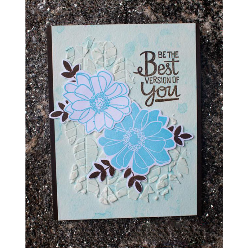 Plantilla de plástico de hojas para Scrapbooking DIY tarjetas de papel de dibujo en relieve artesanías decorativas hechas a mano plantillas hoja nueva