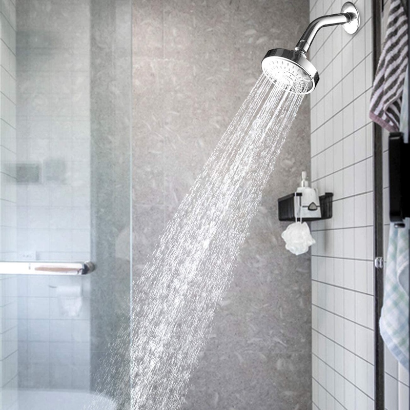 Shower Head, High Pressure 5 Settings Showerhead with Adjustable Swivel Ball Joint