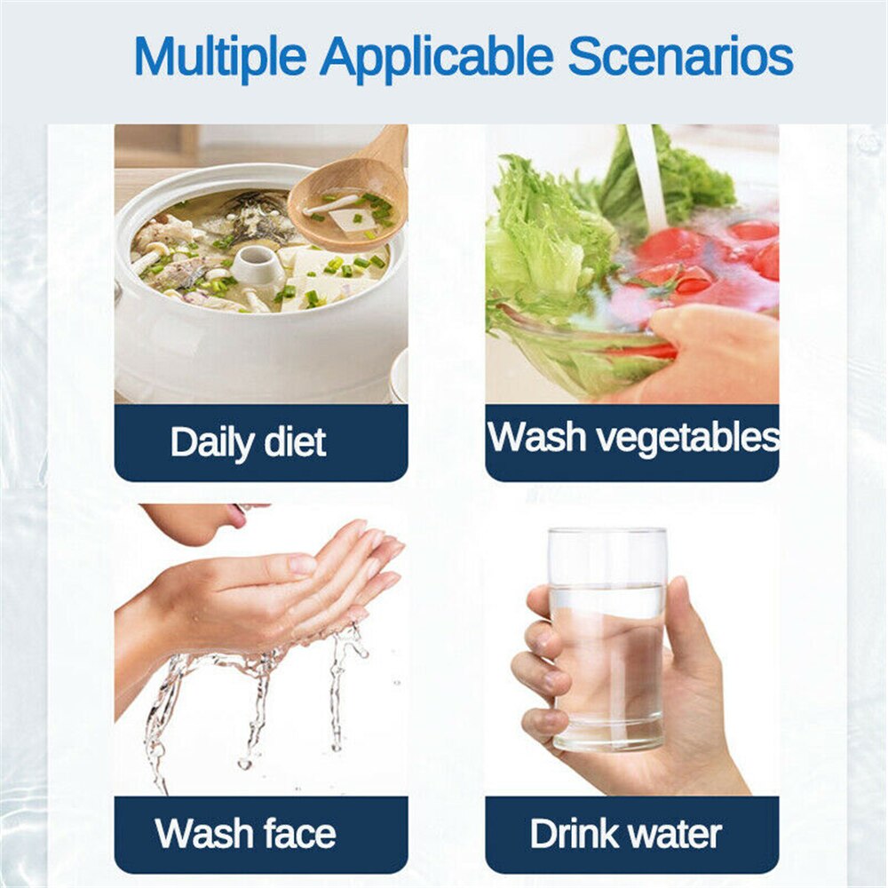 Home Faucet Filter Kitchen Water Filter High Efficiency Purifier Water Filters For Household Sink Mount Filtration Purifier