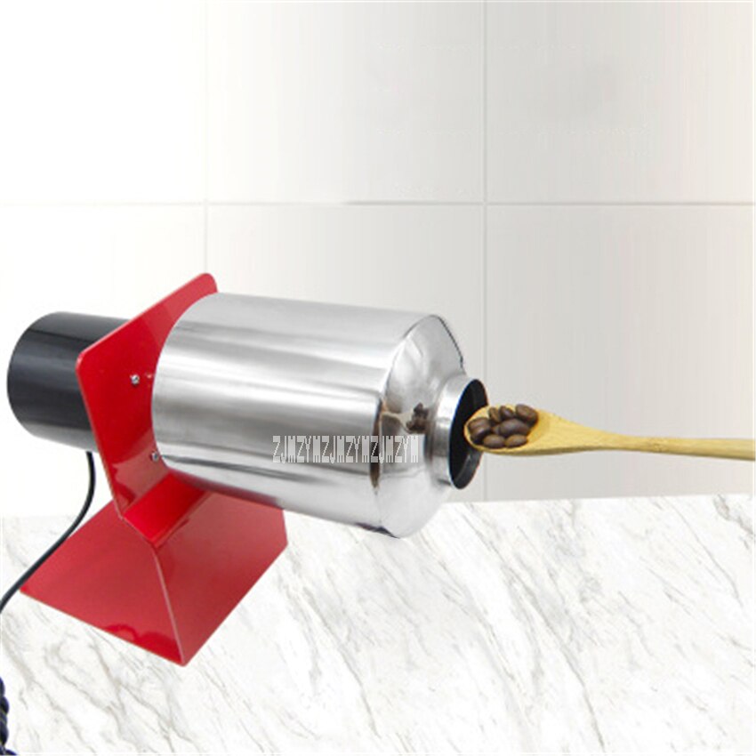 Mini tostador de café de 14W, máquina tostadora de acero inoxidable 304, máquina eléctrica para hornear granos, nueces, granos de café, 220V/110V