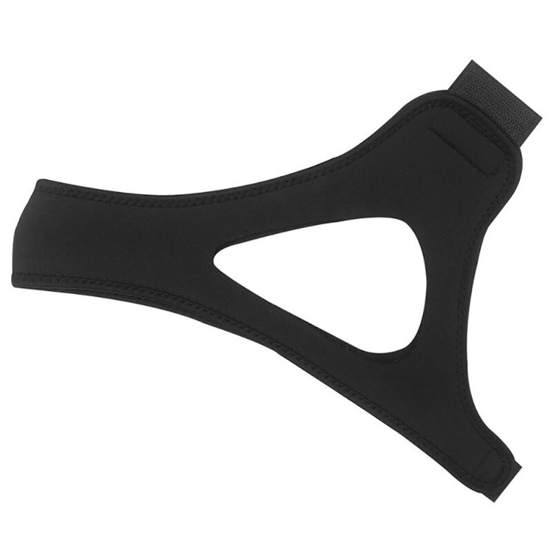 1pc benskydd solid triangulär anti-snarkningsbälte hakutdragning fast pannband kanttillbehör