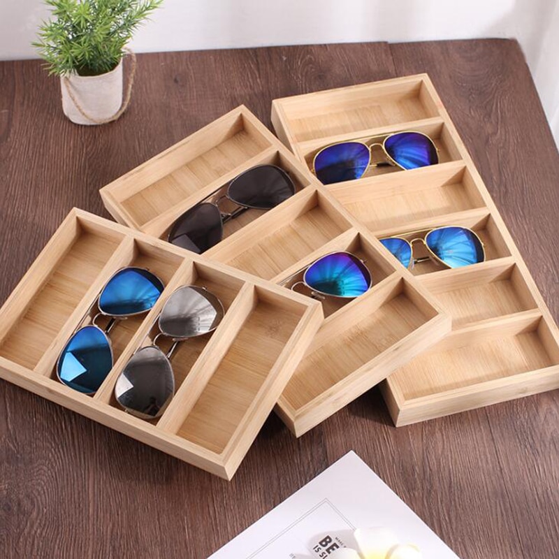 Sunglasses Glasses Retail Shop Jewelry Display Stand Storage Box Case Tray Sunglasses Eye wear Display Tray Case Stand