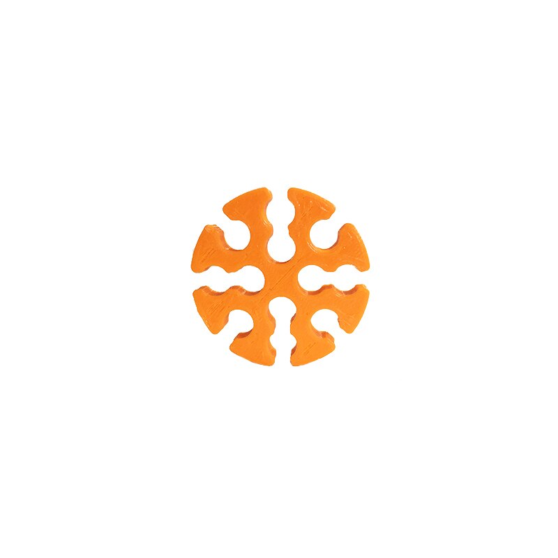12 hole CAT5 / CAT6 type 5 / 6 general purpose Organizer for Office / Computer / Home Arrangement Tidy Tool Network Cable Combs: Orange