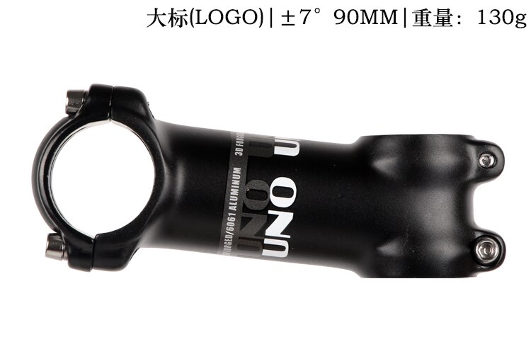UNO potence vélo ultraléger 7 17 35 degrés vtt montagne route tiges 28.6 31.8mm 60/70/80/90/100/110/120/130mm vélo Accesorios: 7 degree 90mm