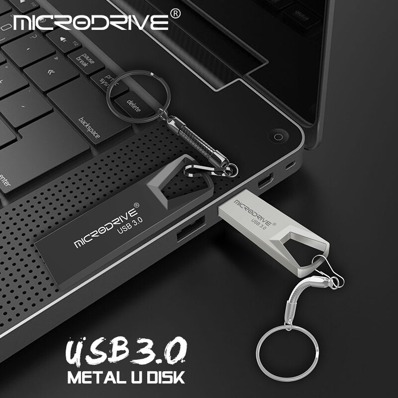 Clé USB 3.0 métallique à capacité réelle, support à mémoire de 4GB 8GB 16GB 64GB 32GB 128GB, lecteur Flash métallique haute vitesse, nouveauté