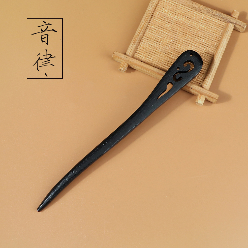 Bâton de cheveux chinois en bois, 16 styles, Hanfu traditionnel, fête, épingle à cheveux en bois sculpté à la main, couvre-chef pour femmes, accessoires de baguettes: Lavande