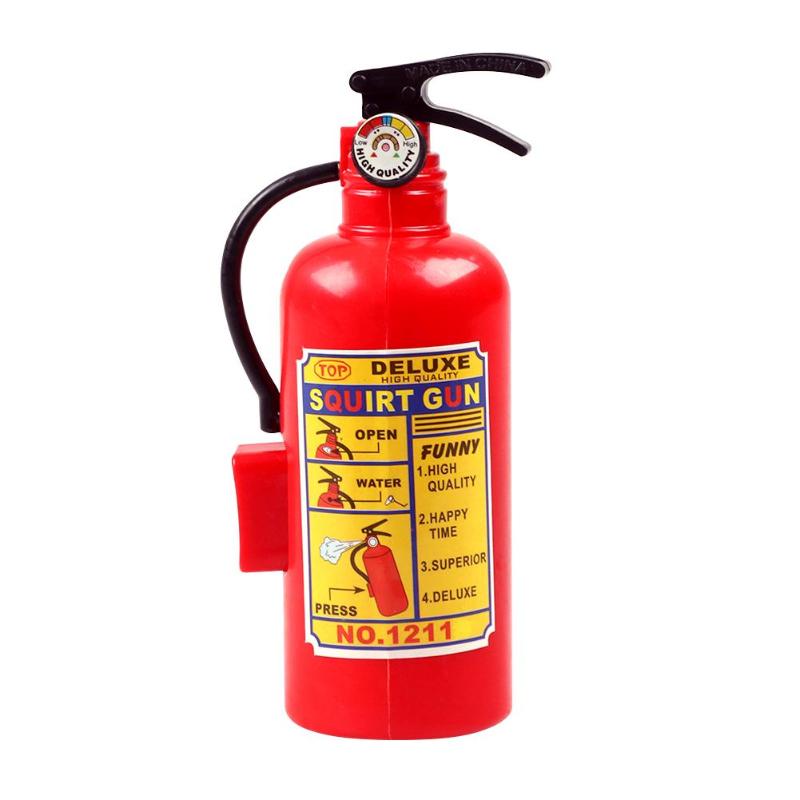 Fire Extinguisher Toy Plastic DIY Water Gun Mini Spray Kids Exercise Toys