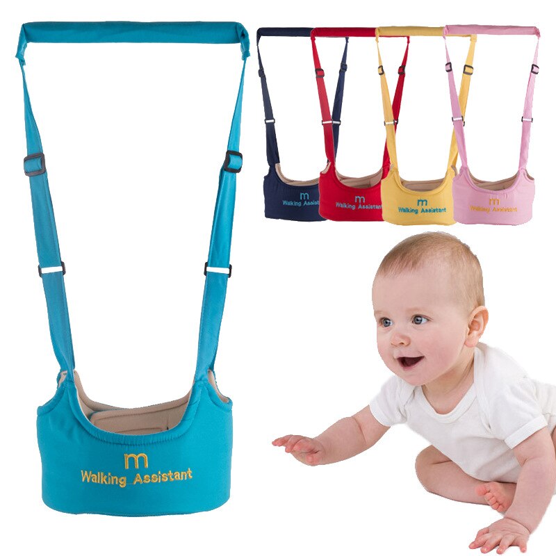 Baby handhållen rullator hjälpreda barn barn säker gå sele assistent bälte koppel friska spädbarn barn aktivitet walker  b0030