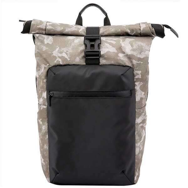 Uitschuifbare outdoor sporttassen voor heren, rugzak, schooltassen voor tienerjongens, laptoptas, sportrugzak: Khaki