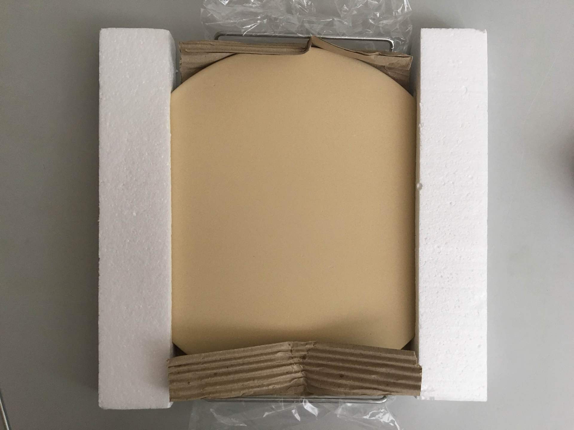 9/11/12/13/15'' Pizza Stone Board with Steel Handle Round Fire-resistant Ceramic Insulation Plate Pizza Pan 9 Inch Pizza Stone